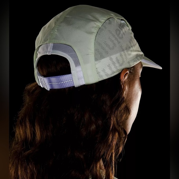 Lululemon High Ventilation Running Hat size L/xl Color kohlrabi Green/White - Picture 4 of 10